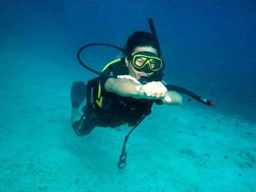 PADI Underwater Navigation Specialty underwater practice
