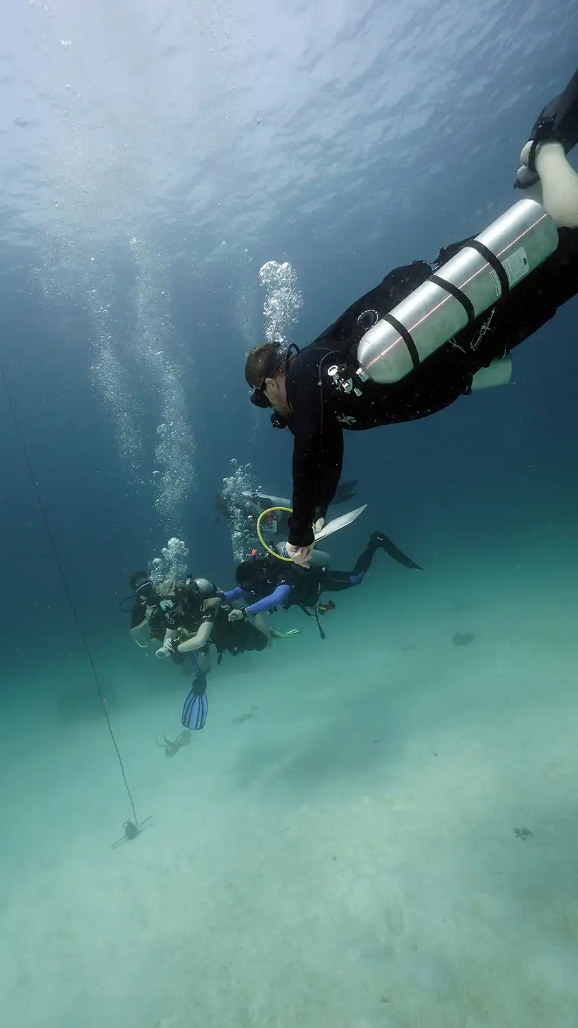 Sidemount CD Oli during IDC