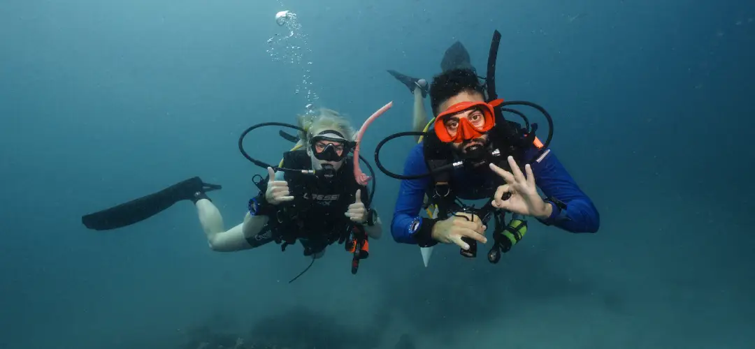 Crystal Dive Shop Happy Diver And Instructor Koh Tao Thailand