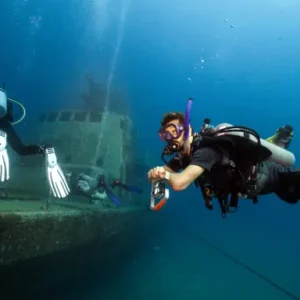 intermediate dive training Thailand near wreck with extend your limits specialty package
