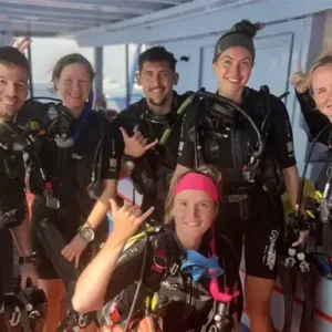 Open Water Course Koh Tao divers on the Crystal Dive boat