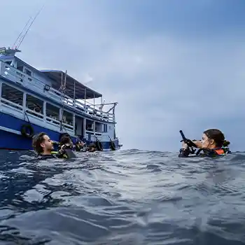 Sidemount CD Oli during IDC