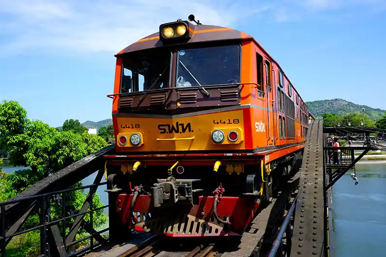 Image of a train Koh tao travel guide