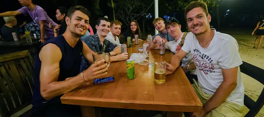 chronicles best school on koh tao divers celebrate Celebration completed dive course at Crystal Dive Koh Tao